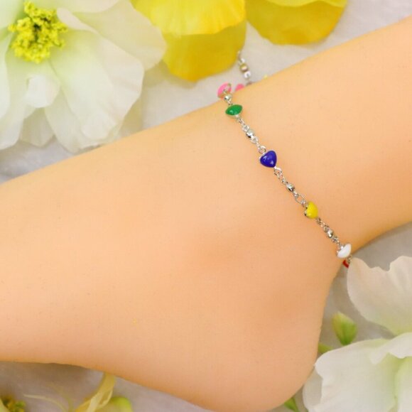 Minimalist Anklet, Sleek & Modern Design, Women’s Fashion, YC110076-A - Picture 5 of 10